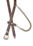 Detail View - Click To Enlarge - TOGA VIRILIS ACCESSORIES - Chain Key Ring Leather Belt
