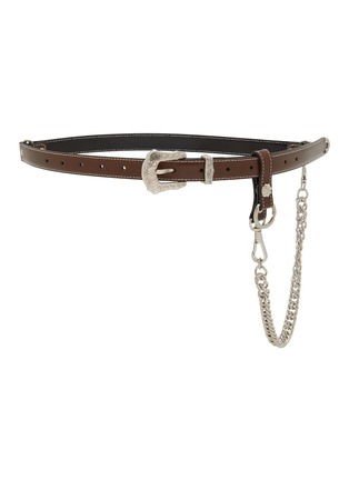 Main View - Click To Enlarge - TOGA VIRILIS ACCESSORIES - Chain Key Ring Leather Belt