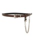 Main View - Click To Enlarge - TOGA VIRILIS ACCESSORIES - Chain Key Ring Leather Belt