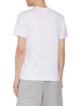 Back View - Click To Enlarge - COMME DES GARÇONS SHIRT - Jumbo Fun Letters Cotton T-Shirt
