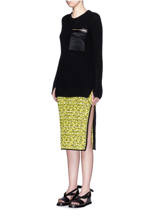 Figure View - Click To Enlarge - RAG & BONE - 'Viola' ribbon tweed knit skirt