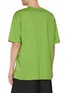 Back View - Click To Enlarge - COMME DES GARÇONS SHIRT - Oversized Back Logo Cotton T-Shirt