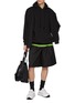 Figure View - Click To Enlarge - COMME DES GARÇONS SHIRT - Oversized Back Logo Cotton T-Shirt