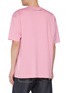 Back View - Click To Enlarge - COMME DES GARÇONS SHIRT - Oversized Back Logo Cotton T-Shirt