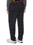 Back View - Click To Enlarge - COMME DES GARÇONS SHIRT - Wrinkled Windowpane Checkered Wool Pants