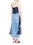 Back View - Click To Enlarge - RACHEL COMEY - 'Virden' conch print drape cropped camisole top