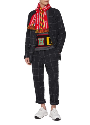 Figure View - Click To Enlarge - COMME DES GARÇONS SHIRT - Funky Flipped Letter Band Sweater