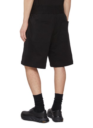 Back View - Click To Enlarge - COMME DES GARÇONS SHIRT - Elasticated Cotton Sweatshorts