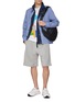 Figure View - Click To Enlarge - COMME DES GARÇONS SHIRT - Elasticated Cotton Sweatshorts