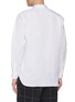 Back View - Click To Enlarge - COMME DES GARÇONS SHIRT - Farmhouse Scenery Striped Patchwork Cotton Shirt