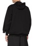 Back View - Click To Enlarge - COMME DES GARÇONS SHIRT - Double Sleeve Cotton Hoodie
