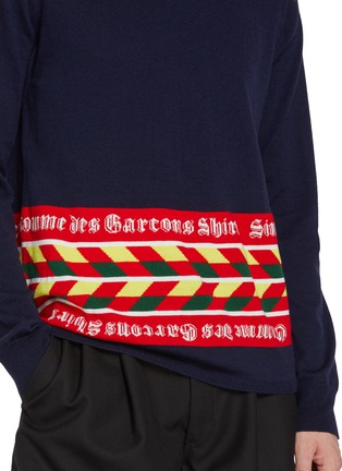  - COMME DES GARÇONS SHIRT - Gothic Logo Band Sweater