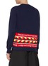Back View - Click To Enlarge - COMME DES GARÇONS SHIRT - Gothic Logo Band Sweater
