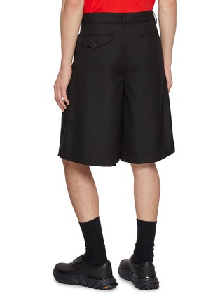 Back View - Click To Enlarge - COMME DES GARÇONS SHIRT - Pleated Relaxed Shorts
