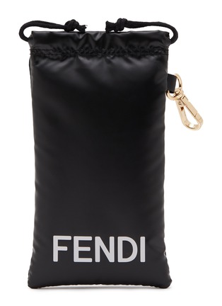 Detail View - Click To Enlarge - FENDI - FF Diamonds Acetate Cateye Sunglasses