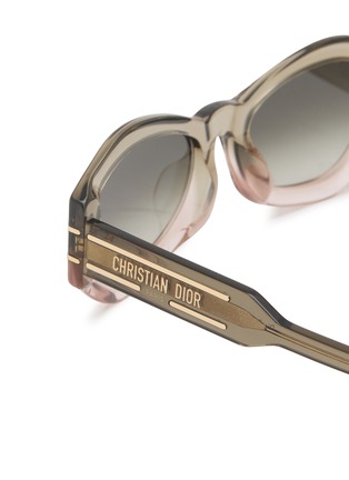 Detail View - Click To Enlarge - DIOR - Diorsignature B1U Acetate Angular Sunglasses