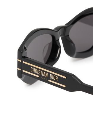 Detail View - Click To Enlarge - DIOR - Diorsignature B1U Acetate Angular Sunglasses