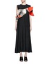 Main View - Click To Enlarge - TOGA ARCHIVES - Mix ruffle off-shoulder taffeta dress