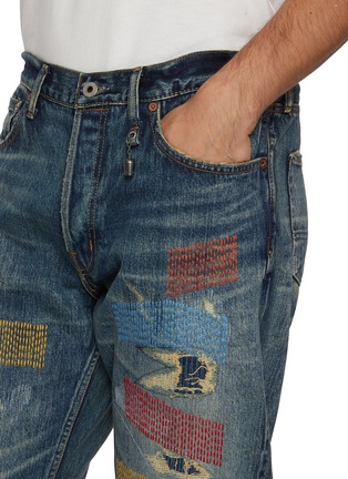  - FDMTL - Contrast Stitch Medium Wash Jeans