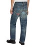 Back View - Click To Enlarge - FDMTL - Contrast Stitch Medium Wash Jeans