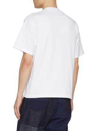 Back View - Click To Enlarge - FDMTL - Embroidered Boro Cotton T-Shirt