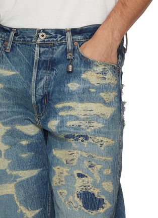  - FDMTL - Distressed Medium Wash Jeans