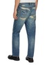 Back View - Click To Enlarge - FDMTL - Distressed Medium Wash Jeans