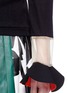 Detail View - Click To Enlarge - TOGA ARCHIVES - Contrast flared cuff jersey top