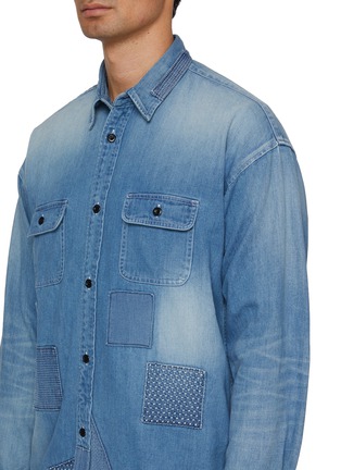  - FDMTL - Patchwork Light Wash Shirt