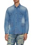 Main View - Click To Enlarge - FDMTL - Patchwork Light Wash Shirt