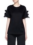 Main View - Click To Enlarge - TOGA ARCHIVES - Ruffle trim split cuff T-shirt