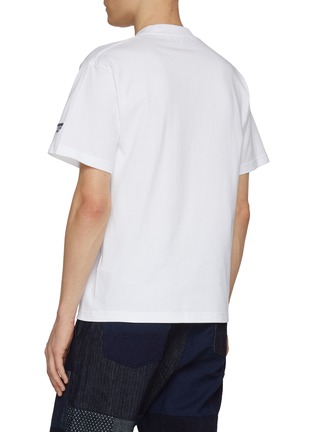 Back View - Click To Enlarge - FDMTL - Origami Cotton Pocket T-Shirt