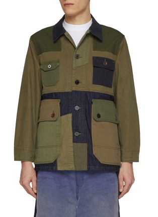 Main View - Click To Enlarge - FDMTL - Coverall Rinsed Cotton Jacket