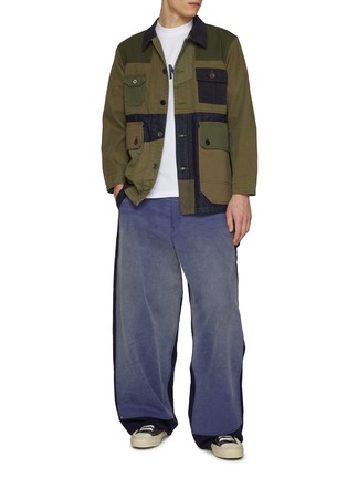 Figure View - Click To Enlarge - FDMTL - Coverall Rinsed Cotton Jacket