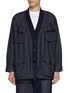 Main View - Click To Enlarge - FDMTL - Haori Rinsed Cotton Jungle Jacket