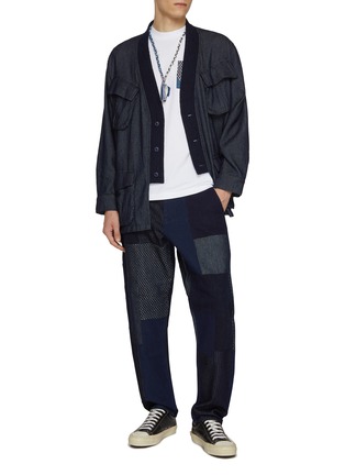 Figure View - Click To Enlarge - FDMTL - Haori Rinsed Cotton Jungle Jacket