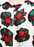 Detail View - Click To Enlarge - TOGA ARCHIVES - Fringe mesh hem floral print dress