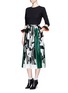 Figure View - Click To Enlarge - TOGA ARCHIVES - Panel print coated pants