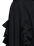 Detail View - Click To Enlarge - TOGA ARCHIVES - Coated ruffle trim midi skirt