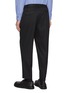 Back View - Click To Enlarge - COMME DES GARÇONS HOMME DEUX - Elasticated Waist Striped Pants