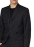  - COMME DES GARÇONS HOMME DEUX - Multi Pocket Single Breasted Wool Herringbone Blazer