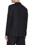 Back View - Click To Enlarge - COMME DES GARÇONS HOMME DEUX - Multi Pocket Single Breasted Wool Herringbone Blazer
