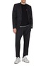 Figure View - Click To Enlarge - COMME DES GARÇONS HOMME DEUX - Multi Pocket Single Breasted Wool Herringbone Blazer