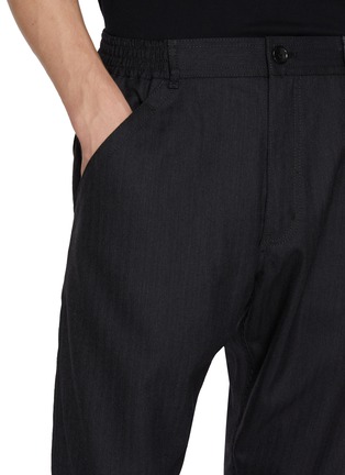 - COMME DES GARÇONS HOMME DEUX - Herringbone Striped Wool Pants
