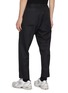 Back View - Click To Enlarge - COMME DES GARÇONS HOMME DEUX - Herringbone Striped Wool Pants