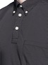 Detail View - Click To Enlarge - NANAMICA - Stripe seersucker wind shirt