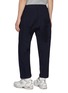 Back View - Click To Enlarge - COMME DES GARÇONS HOMME DEUX - Serge Elasticated Waist Straight Leg Pants