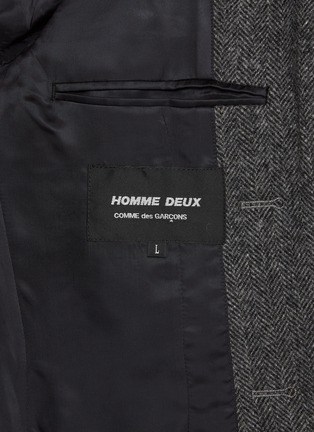  - COMME DES GARÇONS HOMME DEUX - Faux Double Layered Single Breasted Wool Blazer