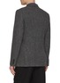 Back View - Click To Enlarge - COMME DES GARÇONS HOMME DEUX - Faux Double Layered Single Breasted Wool Blazer
