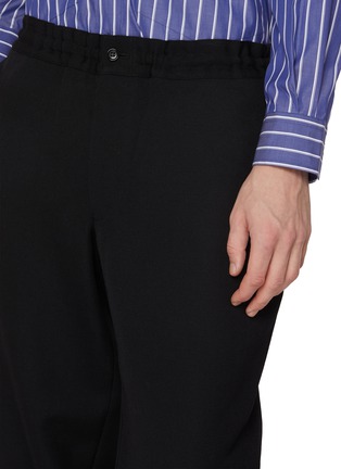  - COMME DES GARÇONS HOMME DEUX - Elasticated Waist Straight Leg Wool Pants